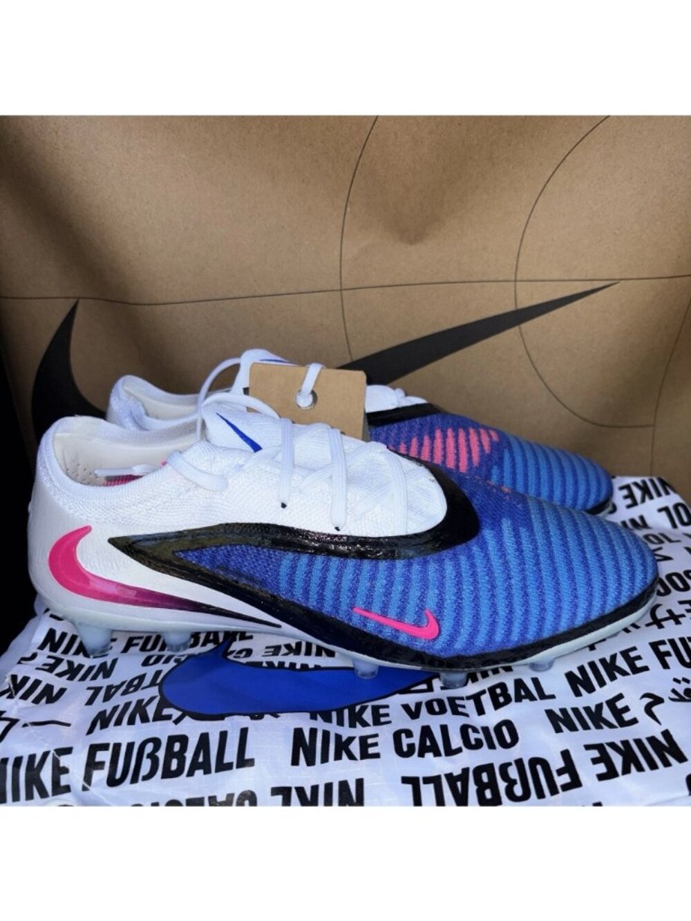 NEW Nike Phantom 6 Low Elite AG 'Attack Pack' Cleats HQ2335-446 Men Size 12